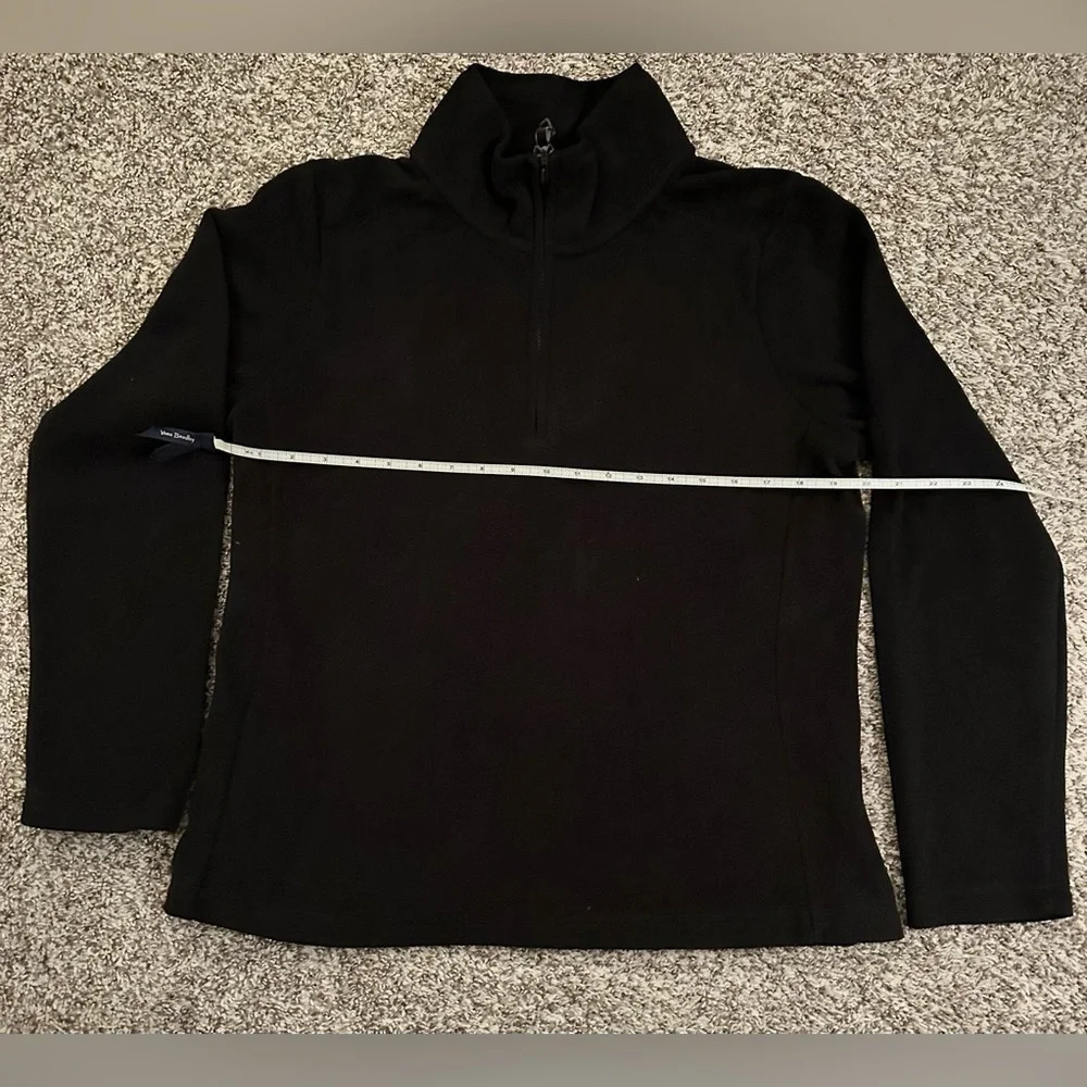 Old Navy Women’s Black 3/4 Zip Fleece Size Large - Picture 3 of 4
